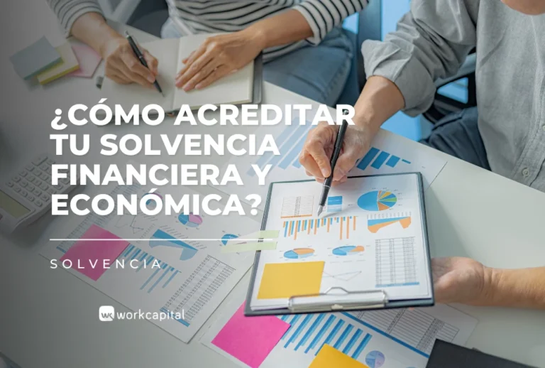 acreditar solvencia financiera